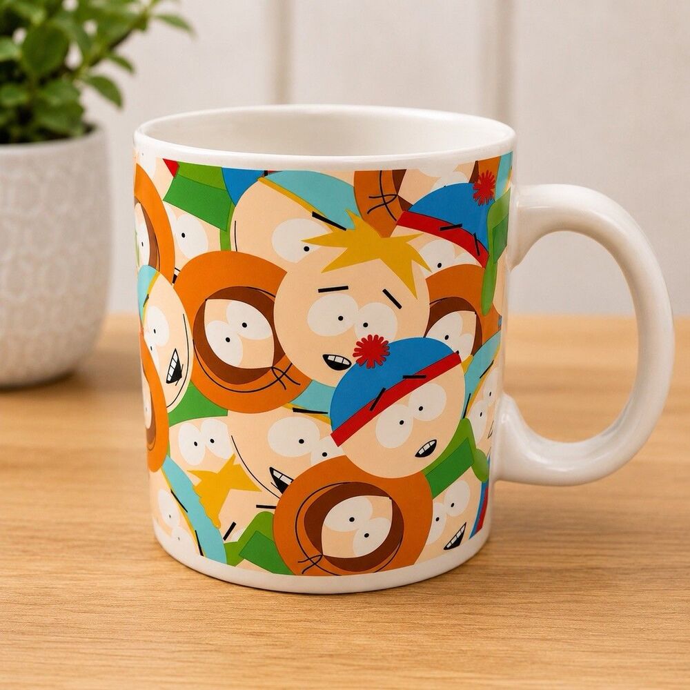 South Park 20 Oz Ceramic Mug Character Collage 2022 Comedy Central Cartman Kyle